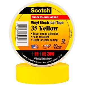 3M Scotch Model 35-19x20 Yellow - Electrical Tape 3M Scotch Model 35-19x20 Yellow - Electrical Tape