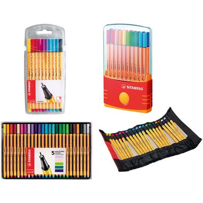 STABILO Point 88 Rollerset Pack of 25 STABILO Point 88 Rollerset Pack of 25