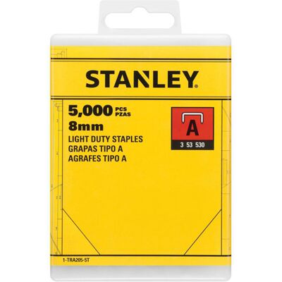 Stanley 1-TRA706-5T Type G Staples 5000 pcs Flat Wire - Electric &... Stanley 1-TRA706-5T Type G Staples 5000 pcs Flat Wire - Electric &...