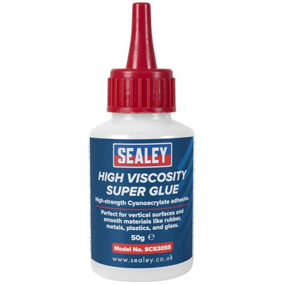 Sealey SCS305 High Viscosity Super Glue - Cyanoacrylate Adhesive Sealey SCS305 High Viscosity Super Glue - Cyanoacrylate Adhesive