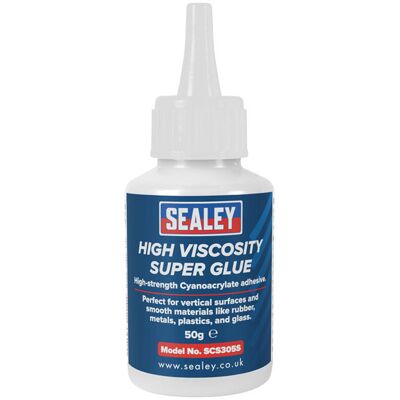 Sealey SCS305S High Viscosity Super Glue - Cyanoacrylate Adhesive Sealey SCS305S High Viscosity Super Glue - Cyanoacrylate Adhesive