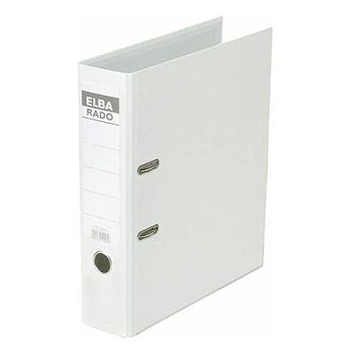 Elba 100022618 Folder Rado A4 White 80mm Spine 2 Brackets Elba 100022618 Folder Rado A4 White 80mm Spine 2 Brackets