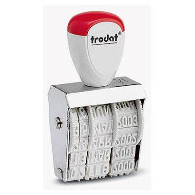Trodat Classic 1010 - Date Stamp - Silver Trodat Classic 1010 - Date Stamp - Silver