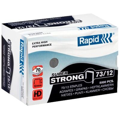 Rapid Uk Rapid Staple 73/12 5M G Super Strong - Pack of 5000 Rapid Uk Rapid Staple 73/12 5M G Super Strong - Pack of 5000