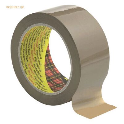 3M™ KT000000028 Scotch Packaging Adhesive Tape Brown 50mm x 66m 3M™ KT000000028 Scotch Packaging Adhesive Tape Brown 50mm x 66m