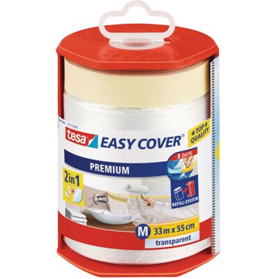 tesa® 59177 Easy Cover Premium Transparent 2 in 1 55cm x 33m tesa® 59177 Easy Cover Premium Transparent 2 in 1 55cm x 33m