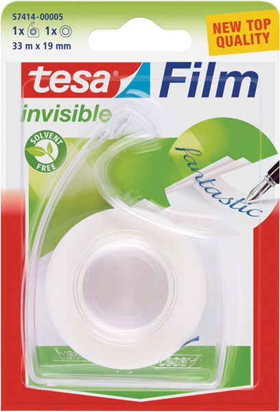 tesa® 57414 Film Matte Invisible Tape & Dispenser 19mm x 33m