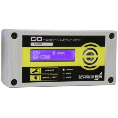 Schabus GX-C300 CO Detector - High-Precision, 2 Relays, LCD Display Schabus GX-C300 CO Detector - High-Precision, 2 Relays, LCD Display