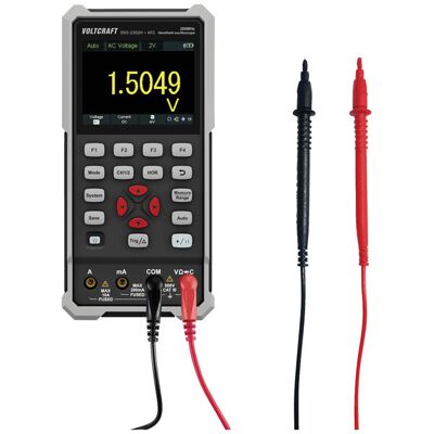 VOLTCRAFT DSO-2202H + AFG Portable Oscilloscope - 200 MHz, 2-Channel, 8 K, 8-bit VOLTCRAFT DSO-2202H + AFG Portable Oscilloscope - 200 MHz, 2-Channel, 8 K, 8-bit