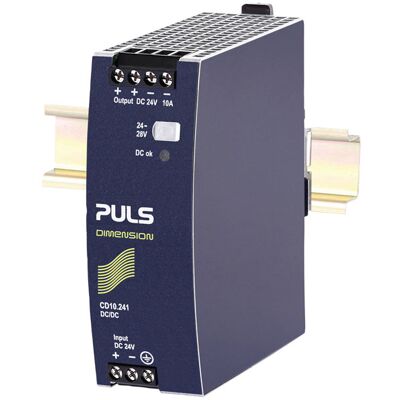 PULS 240W DC/DC Converter - 24V, 10A, DIN Rail PULS 240W DC/DC Converter - 24V, 10A, DIN Rail