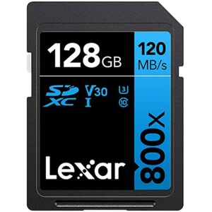 Lexar High-Performance 800x SDXC UHS-I Card 128GB