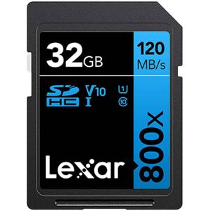 Lexar High-Performance 800x SDHC-SDXC UHS-I Card 32GB