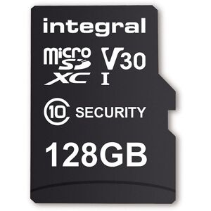 Integral Micro SD Card for Dash Cam Security Cam 4K Video V30 U3 High Endurance card 128GB