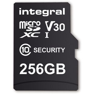 Integral Micro SD Card for Dash Cam Security Cam 4K Video V30 U3 High Endurance card 256GB