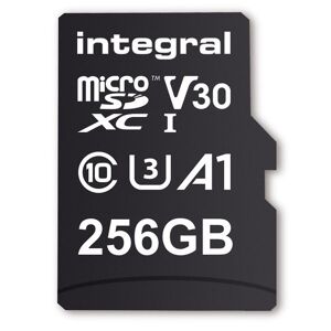 Integral MicroSD 100MBs UHS-1 U3 Class 10 V30 A1 256GB