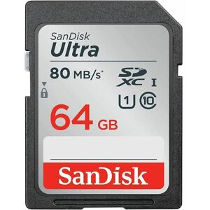 Sandisk Ultra Lite SDXC 80MBs Class 10 UHS-I 64GB