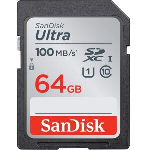 Sandisk Ultra SDXC Memory Card 100MBs Class 10 UHS-I 64GB