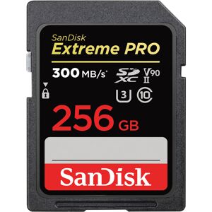 Sandisk Extreme PRO 300MBs UHS-II Class 10 V90 SDXC Card 256GB