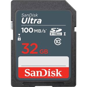 Sandisk Ultra Lite SDHC 100MBs Class 10 UHS-I 32GB