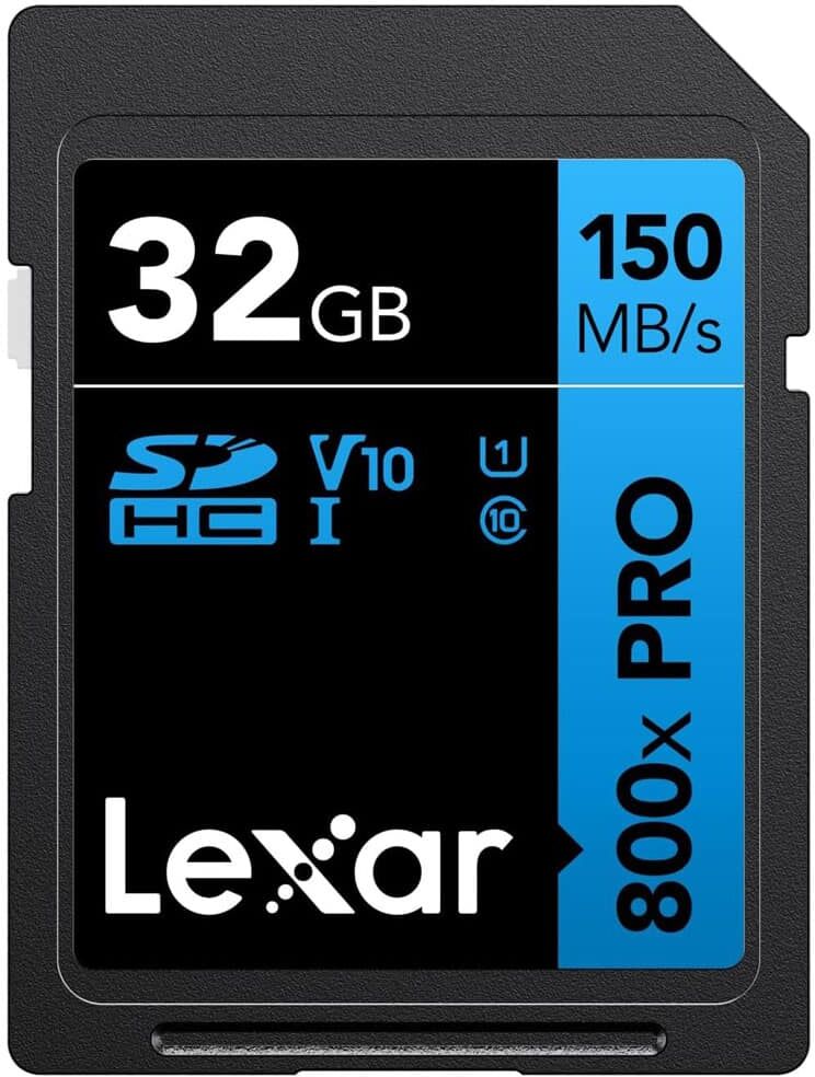 Lexar High-Performance 800x SDHC-SDXC UHS-I Card 32GB