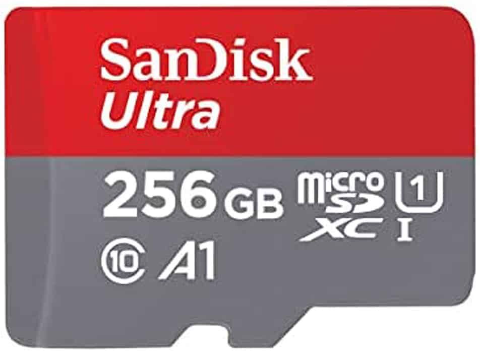 Sandisk Ultra MicroSDXC Card 150MBs A1 Class 10 UHS-I with Adapter - 256GB