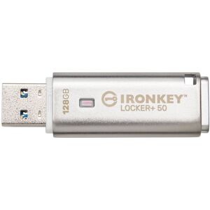 Kingston IronKey Locker+ 50 USB Flash Drive Encrypted 128GB