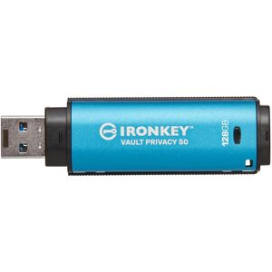 Kingston IronKey Vault Privacy 50 USB Flash Drive XTS AES Encrypted 128GB