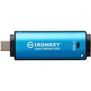 Kingston IronKey Vault Privacy 50 Type-C XTS AES Encrypted USB Flash Drive 128GB