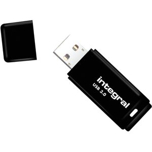 Integral Black 64GB USB 3.0 Flash Drive - USB Type-A Integral Black 64GB USB 3.0 Flash Drive - USB Type-A
