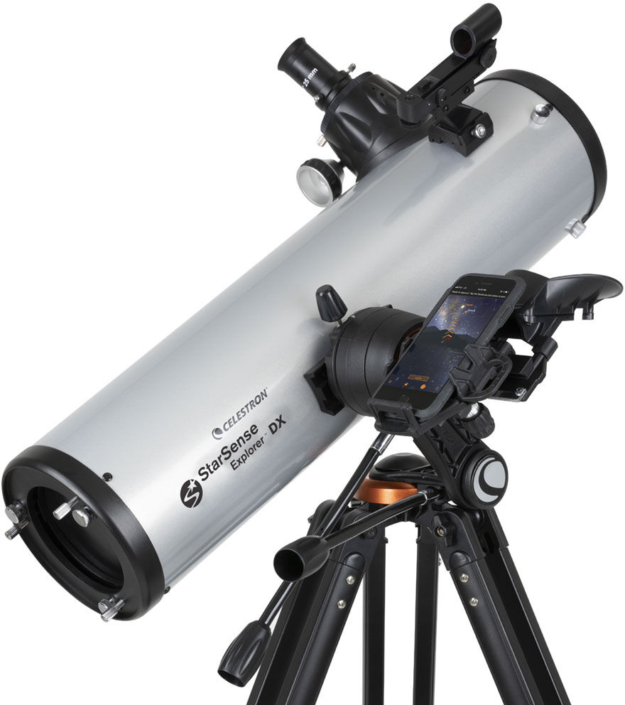 Celestron StarSense Explorer DX 130AZ Smartphone App-Enabled Newtonian Reflector Telescope