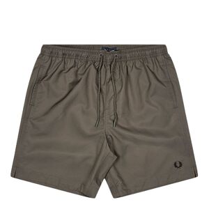 Fred Perry Classic Swim Shorts - Field Green  - Green - male - Size: S
