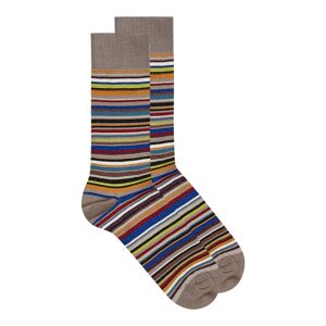 Paul Smith Farley Stripe Sock - Slate  - Grey - male - Size: One Size
