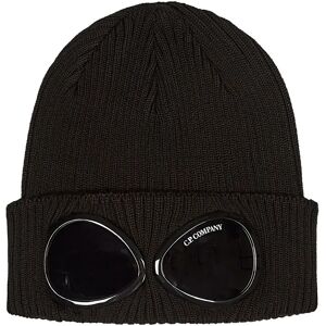 CP Company Lightweight Goggle Beanie - Black  - Black - male - Size: One Size