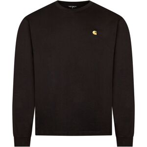 Carhartt WIP Long Sleeve Chase T-Shirt - Black  - Black - male - Size: X-Large