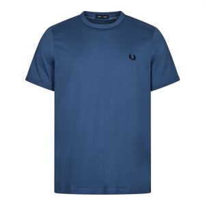 Fred Perry Ringer T-Shirt - Midnight Blue  - Blue - male - Size: Small
