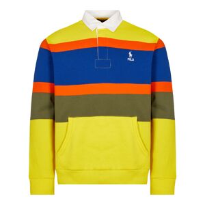 Polo Ralph Lauren Stripe Rugby Sweatshirt - Yellow  - Yellow - male - Size: X-Large