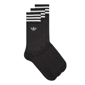 Adidas High Crew Socks 3 Pack - Black / White  - Black - male - Size: Large