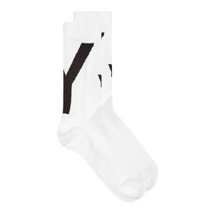 Y3 Hi Socks - White  - White - male - Size: Medium