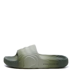 Adidas Adilette 22 Sliders - Silver Green  - Green - male - Size: UK 5