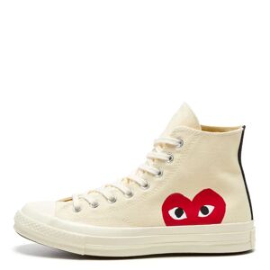 Comme des Garcons PLAY x Converse High Top Converse - White  - White - male - Size: UK 8
