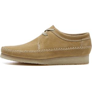 Clarks Originals Weaver Suede Shoes - Maple  - Beige - male - Size: UK 10.5