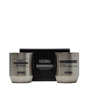 Neighborhood 2 Pack Thermos Insulated Cup - Steel  - Silver - male - Size: One Size