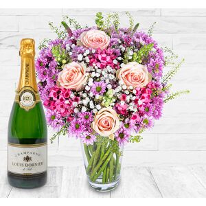 123 Flowers Pure Desire Champagne Gift