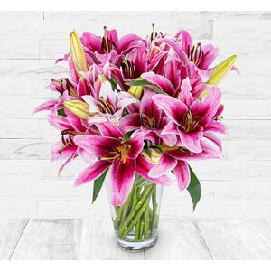 123 Flowers Pink Lilies - Lilies Bouquet - Flower Delivery - Next Day Flower Delivery - Send Flowers - Flowers By Post