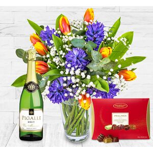 123 Flowers Hyacinths and Tulips Deluxe Gift