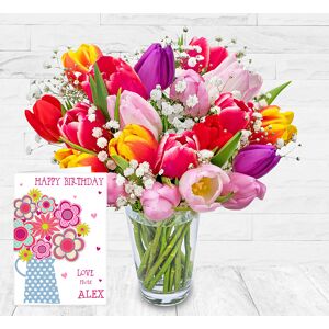 123 Flowers Tulip Delights & Card