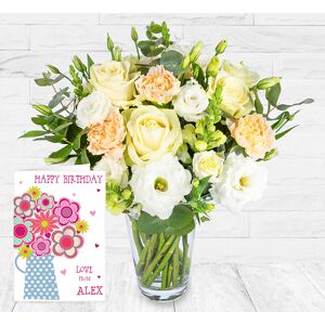 123 Flowers Blushing Elegance & Card