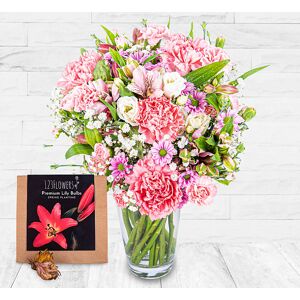 123 Flowers Classic Pretty & Pink & Lily Bulbs