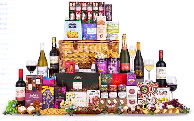 123 Flowers Prestige Christmas - Luxury Christmas Gifts - Christmas Gift Baskets - Christmas Hampers - Christmas Gift Delivery