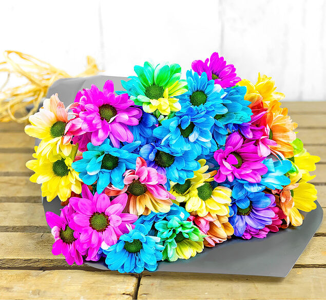 123 Flowers Over The Rainbow - Flower Delivery - Next Day Flower Delivery - Send Flowers - Flowers By Post - Flowers Online